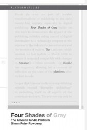 book Four Shades of Gray: The Amazon Kindle Platform