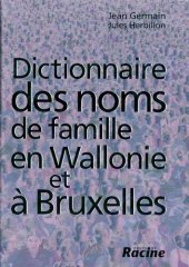 book Dictionnaire des noms de famille en Wallonie et à Bruxelles