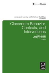 book Classroom Behavior, Contexts, and Interventions