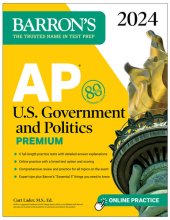 book AP U.S. Government and Politics Premium, 2024: 6 Practice Tests + Comprehensive Review + Online Practice