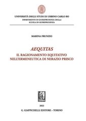 book Aequitas. Il ragionamento equitativo nell'ermeneutica di Nerazio Prisco