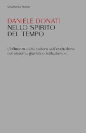 book Nello spirito del tempo. L'influenza della cultura sull'evoluzione del sistema giuridico istituzionale