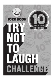 book Try Not to Laugh Challenge 10 Year Old Edition: A Hilarious and Interactive Joke Book Toy Game for Kids--Silly One-Liners, Knock Knock Jokes, and More for Boys and Girls Age Ten