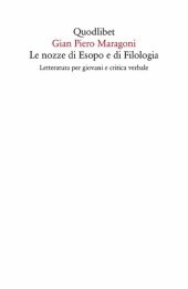 book Le nozze di Esopo e di Filologia. Letteratura per giovani e critica verbale