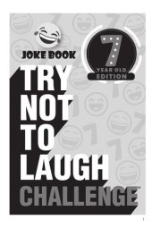 book Try Not to Laugh Challenge 7 Year Old Edition: A Hilarious and Interactive Joke Book Toy Game for Kids--Silly One-Liners, Knock Knock Jokes, and More for Boys and Girls Age Seven