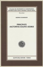 book Principato auctoritas solutio legibus