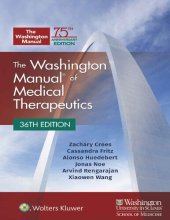 book The Washington Manual of Medical Therapeutics 36th Edition