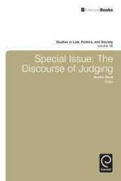 book Special Issue: the Discourse of Judging : The Discourse of Judging