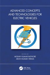 book Advanced Concepts and Technologies for Electric Vehicles