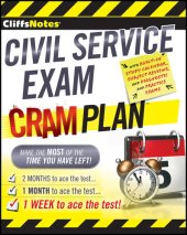 book CliffsNotes Civil Service Exam Cram Plan