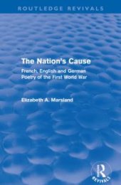 book The Nation's Cause : French, English and German Poetry of the First World War