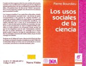 book Los usos sociales de la ciencia