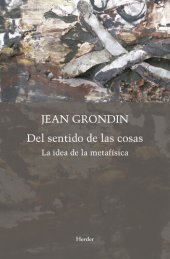 book Del sentido de las cosas: La idea de la metafísica