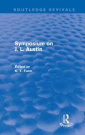 book Symposium on J. L. Austin (Routledge Revivals)