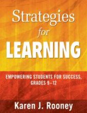 book Strategies for Learning : Empowering Students for Success, Grades 9-12