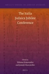 book The Italia Judaica Jubilee Conference