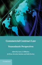 book Commercial Contract Law : Transatlantic Perspectives