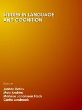 book Studies in Language and Cognition