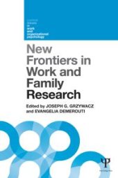 book New Frontiers in Work and Family Research