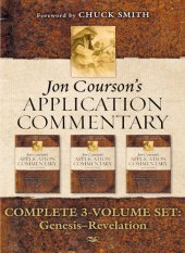 book Jon Courson's Application Commentary: 3-Volume Set (New Testament, Old Testament Genesis-Job, Old Testament Psalms-Malachi)