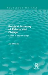 book Political Economy of Reform and Change