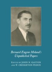 book Bernard Eugene Meland’s Unpublished Papers