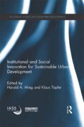 book Institutional and Social Innovation for Sustainable Urban Development