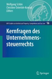 book Kernfragen des Unternehmenssteuerrechts