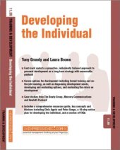 book Developing the Individual: Training and Development 