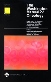 book The Washington Manual of Oncology