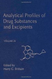 book Analytical Profiles of Drug Substances, Excipients, and Related Methodology