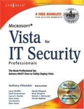 book Microsoft Vista for IT Security Professionals