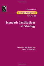 book Economic Institutions of Strategy 