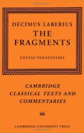 book Decimus Laberius: The Fragments 