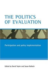 book The Politics Of Evaluation: Participation And Policy Implementation