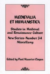 book Medievalia et Humanistica, No. 34: Studies in Medieval and Renaissance Culture (Volume 34) (Medievalia et Humanistica Series (34))