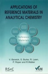 book Applications of Reference Materials in Analytical Chemistry