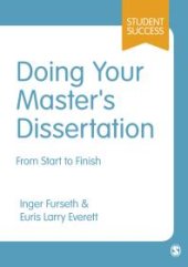 book Doing Your Masters Dissertation : From Start to Finish