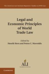 book Legal and Economic Principles of World Trade Law