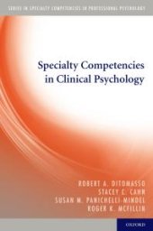 book Specialty Competencies in Clinical Psychology