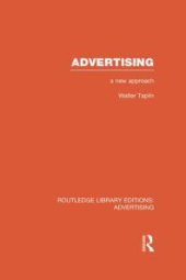 book Advertising a New Approach (RLE Advertising)