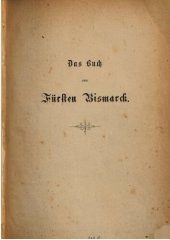 book Das Buch vom Fürsten Bismarck