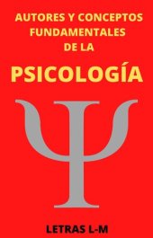 book Autores y Conceptos Fundamentales de la Psicología Letras L-M