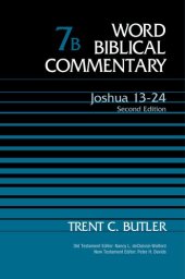 book Joshua 13-24, Volume 7B