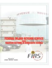 book Federal Inland Revenue Service and Taxation Reforms in Democratic Nigeria