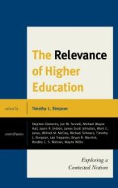 book The Relevance of Higher Education : Exploring a Contested Notion