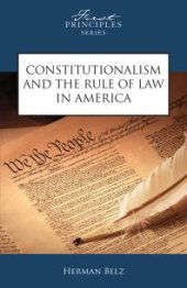 book Constitutionalism and the Rule of Law in America