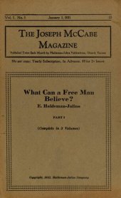 book What Can a Free Man Believe?