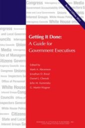 book Getting It Done : A Guide for Government Executives