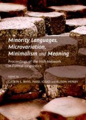 book Minority Languages, Microvariation, Minimalism and Meaning : Proceedings of the Irish Network in Formal Linguistics